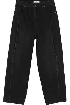 tibi Tief sitzende Wide-Leg-Jeans