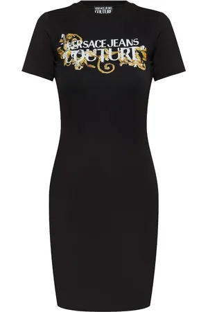 VERSACE Crystal Outline Barocco Minikleid