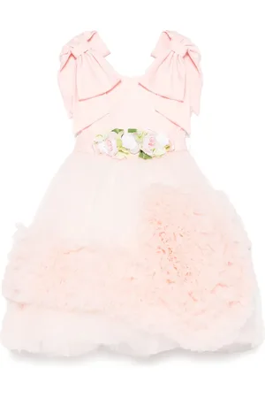 COLORICHIARI Kleid mit Rüschen