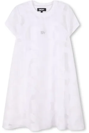 DKNY Kleid mit Logo-Print