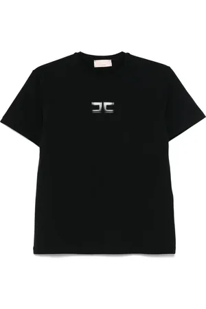 Elisabetta Franchi T-Shirt mit Logo-Applikation