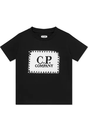 C.P. Company T-Shirt mit Logo-Stickerei