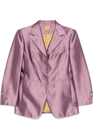 Max Mara Sakko in Metallic-Optik