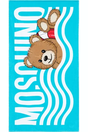 Moschino Badetuch mit Teddy-Print