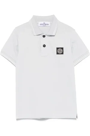 Stone Island Poloshirt mit Kompass-Patch