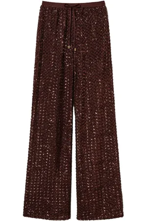 Twin-Set Weite Paillettenhose