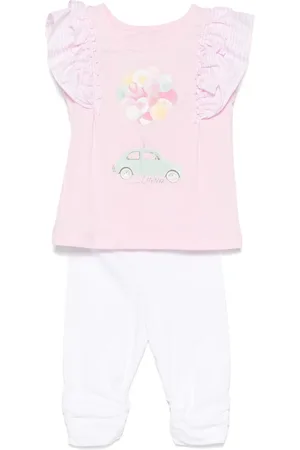 Lapin House Hosen-Set mit Illustrations-Print
