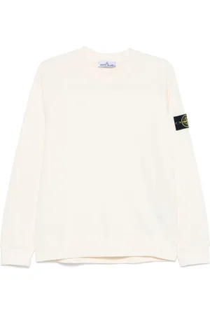 Stone Island Sweatshirt mit Kompass-Patch