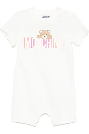 Moschino Strampler mit Logo-Print