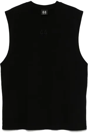 44 Label Group Trägershirt mit Logo-Stickerei