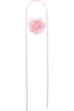 MONNALISA Choker mit Rosenapplikation
