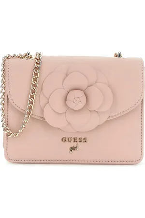 Guess Schultertasche mit Blumenapplikation