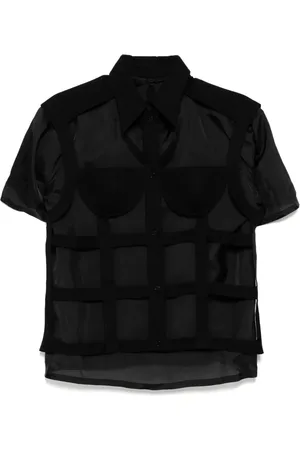 pushBUTTON Hemd im Layering-Look mit BH