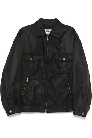 VERSACE 2000s Bomberjacke mit Logo-Patch