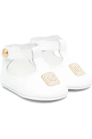 Balmain Ballerinas mit Logo-Stickerei