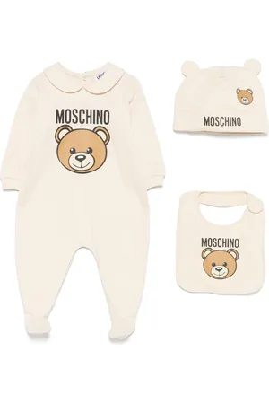 Moschino Strampler-Set mit Teddy-Motiv