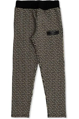Balmain Leggings mit Monogramm-Print