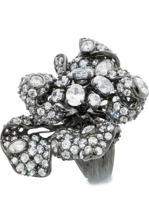 Anabela Chan 18kt Bloomingdale Goldring mit Diamanten