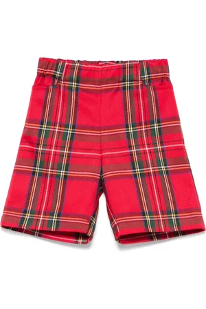 LA STUPENDERIA Shorts mit Schottenkaro