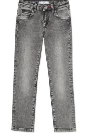 Philipp Plein Gerade Jeans mit Applikation