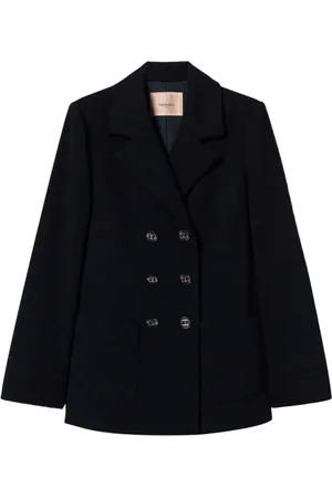 Twin-Set Doppelreihiger Blazer mit Stickerei