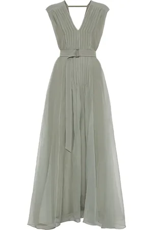 Brunello Cucinelli Monili Kleid mit Falten