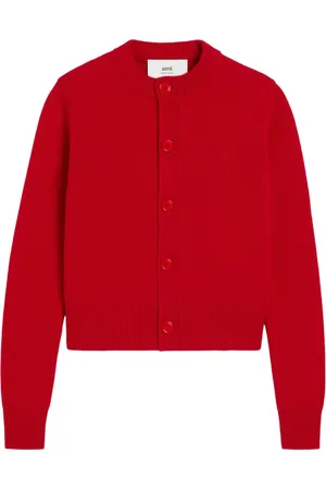 Ami Cardigan mit Ami de Coeur-Motiv