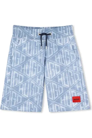 HUGO BOSS Shorts mit Logo-Print