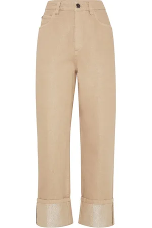 Brunello Cucinelli Cropped-Hose mit geradem Bein