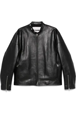 Jil Sander Klassische Lederjacke