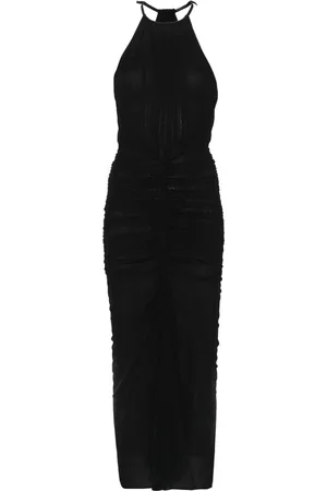 MUGLER Gerafftes Maxikleid