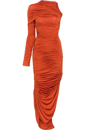 MUGLER Asymmetrisches Midikleid