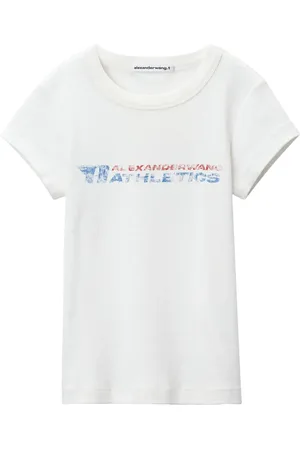 Alexander Wang T-Shirt mit ausgeblichenem Logo