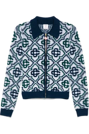 Casablanca Cardigan mit Monogramm