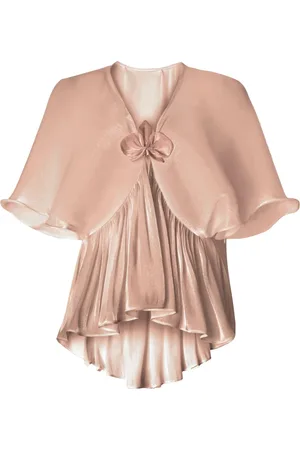GENNY Bluse mit Orchideen-Applikation