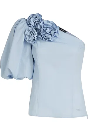 Karl Lagerfeld One-Shoulder-Bluse