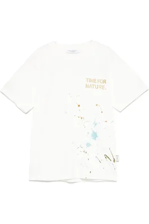 Paolo Pecora T-Shirt mit Farbklecks-Print