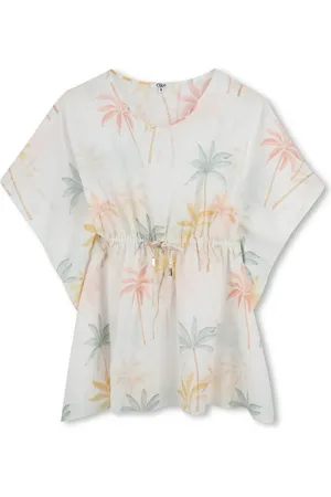 Chloé Kleid mit Palm Grove-Print