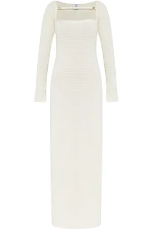 Casablanca Texturierte Maxikleid