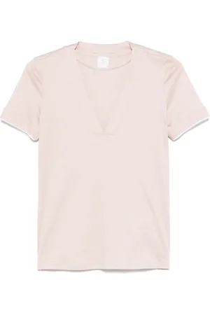 ELEVENTY T-Shirt mit Kontrastdetails