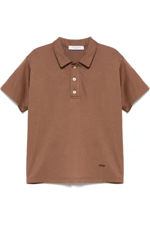 Paolo Pecora Poloshirt mit Logo-Stickerei
