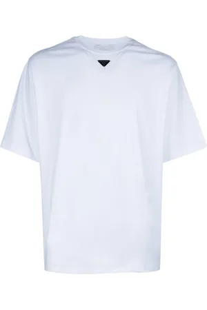 Prada T-Shirt mit Triangel-Logo