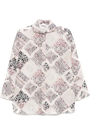ELEVENTY Hemd mit geometrischem Print