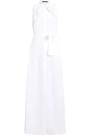 Karl Lagerfeld Maxikleid mit Blumenapplikation