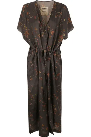 UMA WANG Maxikleid mit Blumen-Print