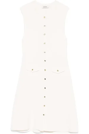 Sandro Geripptes Minikleid