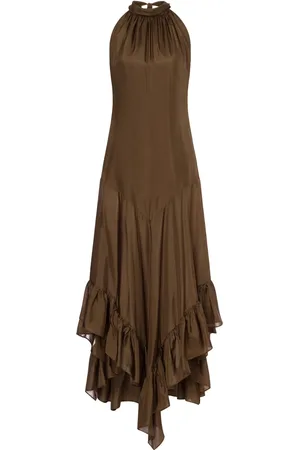 Serafini Neckholder-Kleid aus Seide