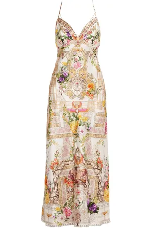 Camilla The Egyptian Rose Camisole-Kleid mit Kettendetail