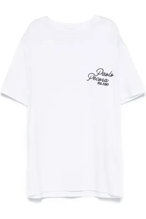 Paolo Pecora T-Shirt mit Logo-Stickerei