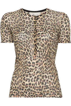 BLUMARINE T-Shirt mit Leoparden-Print